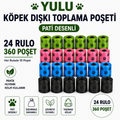 Köpek Dışkı Poşeti - 24 Rulo / 360 Adet
