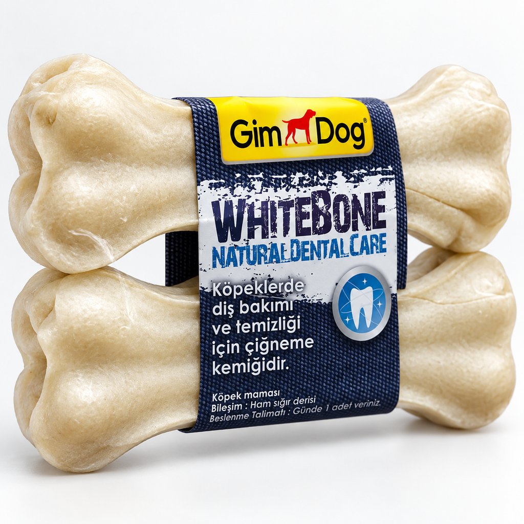 GimDog Mordimi Press Kemik White 4,5'' – 2'li