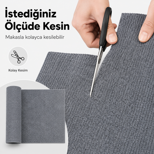 Kedi Tırmalama Koruyucu Mat - Gri 30 x 100 cm